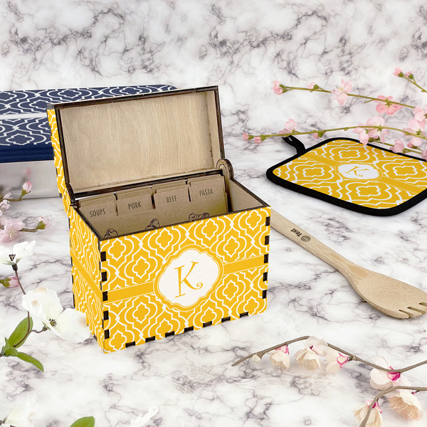 Trellis Recipe Box - Full Color - In Context