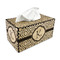 Trellis Rectangle Tissue Box Covers - Wood - with tissue