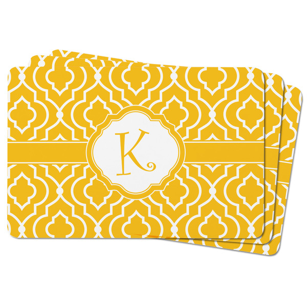 Trellis Rectangular Fridge Magnet - THREE