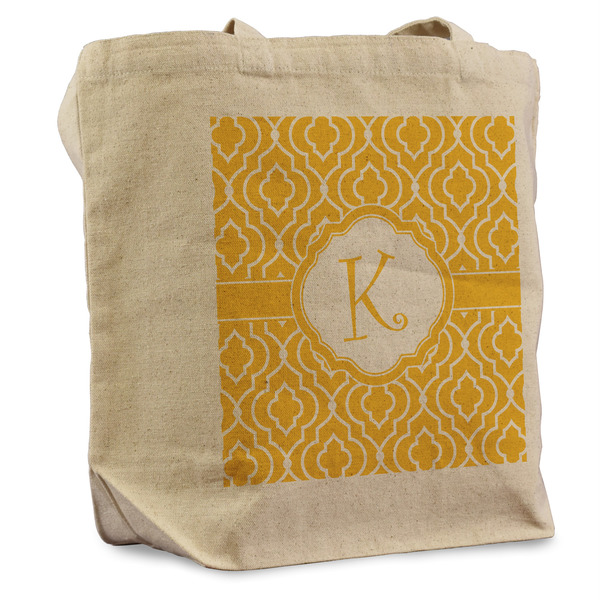 Custom Trellis Reusable Cotton Grocery Bag (Personalized)