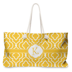 Trellis Large Tote Bag with Rope Handles (Personalized)