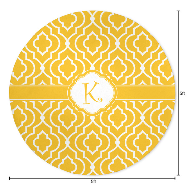 Trellis Round Area Rug - Size