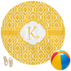 Trellis Round Beach Towel (Personalized)