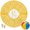 Trellis Round Beach Towel (Personalized)