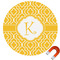 Trellis Round Car Magnet - 10" (Personalized)