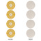 Trellis Round Linen Placemats - APPROVAL Set of 4 (single sided)