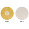 Trellis Round Linen Placemats - APPROVAL (single sided)