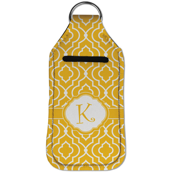 Trellis Sanitizer Holder Keychain - Large (Front)