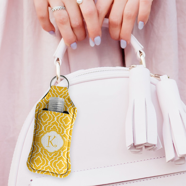 Trellis Sanitizer Holder Keychain - Large (LIFESTYLE)