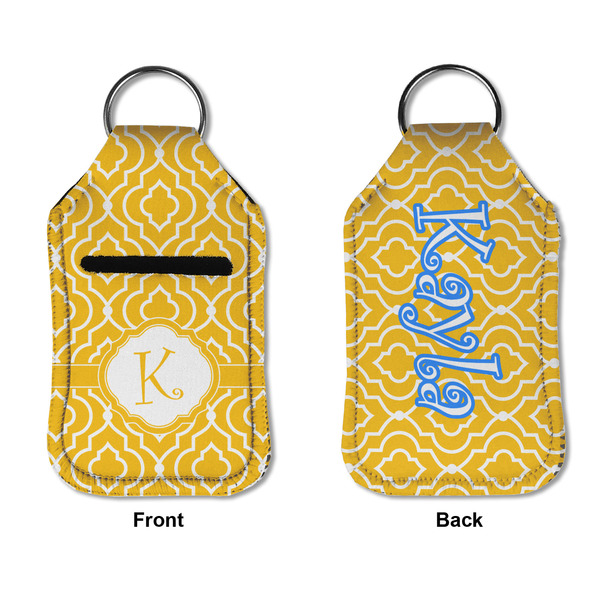 Trellis Sanitizer Holder Keychain - Small APPROVAL (Flat)