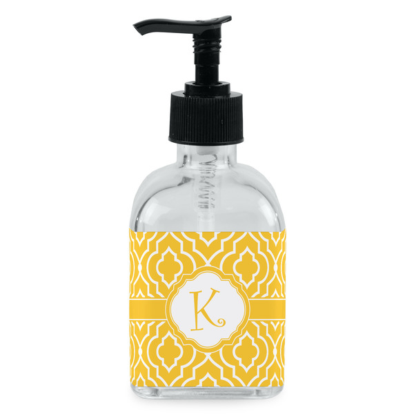 Custom Trellis Glass Soap & Lotion Bottle - Single Bottle (Personalized)
