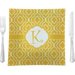 Trellis Glass Square Lunch / Dinner Plate 9.5" (Personalized)