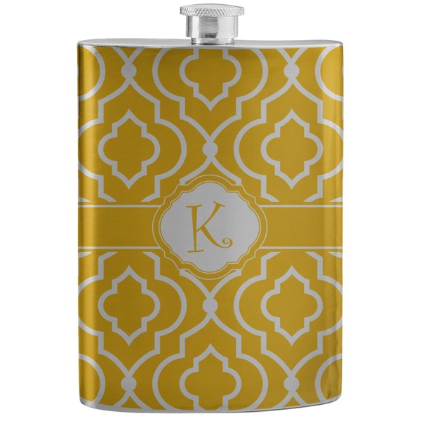 Custom Trellis Stainless Steel Flask (Personalized)