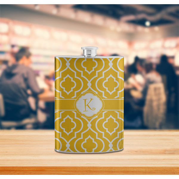 Trellis Stainless Steel Flask - LIFESTYLE 2