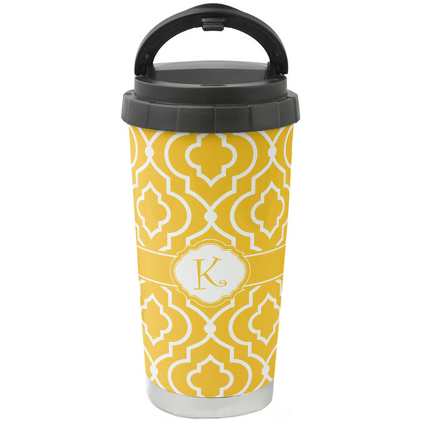 Custom Trellis Stainless Steel Coffee Tumbler (Personalized)
