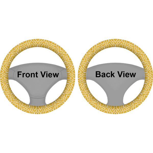 Trellis Steering Wheel Cover- Front and Back
