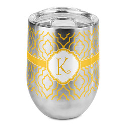 Trellis Stemless Wine Tumbler - Full Print (Personalized)