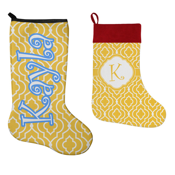 Trellis Stockings - Side by Side compare