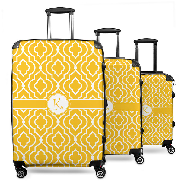 Custom Trellis 3 Piece Luggage Set - 20" Carry On, 24" Medium Checked, 28" Large Checked (Personalized)