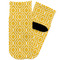 Trellis Toddler Ankle Socks - Single Pair - Front and Back