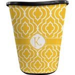 Trellis Waste Basket - Single Sided (Black) (Personalized)