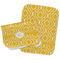 Trellis Burp Cloths - Fleece - Set of 2 w/ Initial