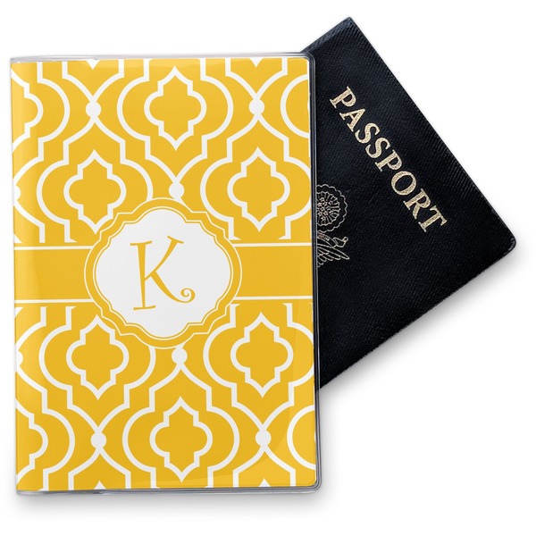 Custom Trellis Vinyl Passport Holder (Personalized)