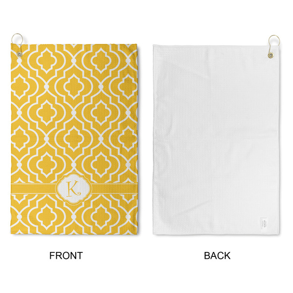 Trellis Waffle Weave Golf Towel - Approval