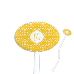 Trellis Oval Plastic Stir Sticks (Personalized)