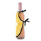 Trellis Wine Bottle Apron - DETAIL WITH CLIP ON NECK