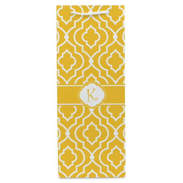Trellis Wine Gift Bag - Matte - Front
