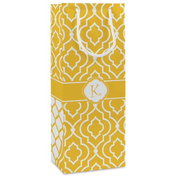 Custom Trellis Wine Gift Bags - Matte (Personalized)