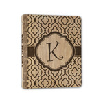 Trellis Wood 3-Ring Binder - 1" Half-Letter Size (Personalized)
