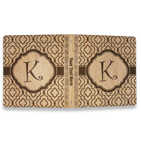 Trellis Wood 3-Ring Binders - 1" Letter - Approval