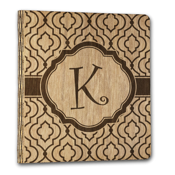 Trellis Wood 3-Ring Binders - 1" Letter - Front