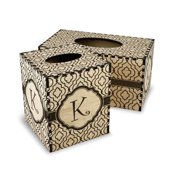 Trellis Wood Tissue Box Covers - Parent/Main