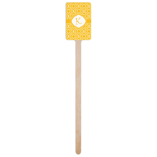 Trellis Wooden 6.25" Stir Stick - Rectangular - Single Stick