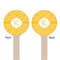 Trellis Wooden 6" Stir Stick - Round - Double Sided - Front & Back