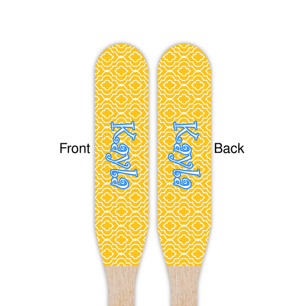 Trellis Wooden Food Pick - Paddle - Double Sided - Front & Back