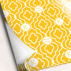 Trellis Wrapping Paper Sheets - Single-Sided - 20" x 28" (Personalized)