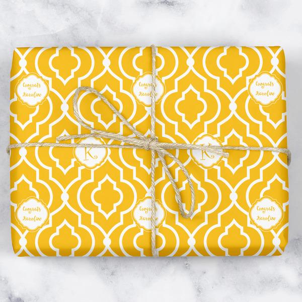Custom Trellis Wrapping Paper (Personalized)