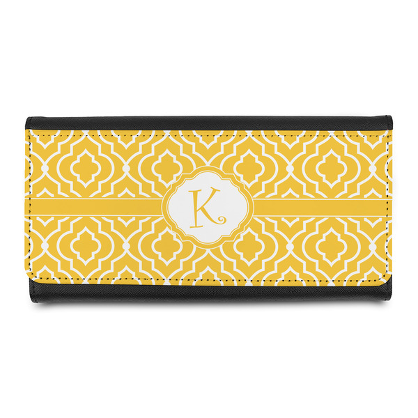 Custom Trellis Leatherette Ladies Wallet (Personalized)