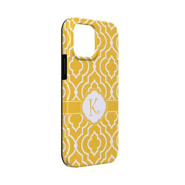 Custom Trellis iPhone Case - Rubber Lined - iPhone 13 Mini (Personalized)