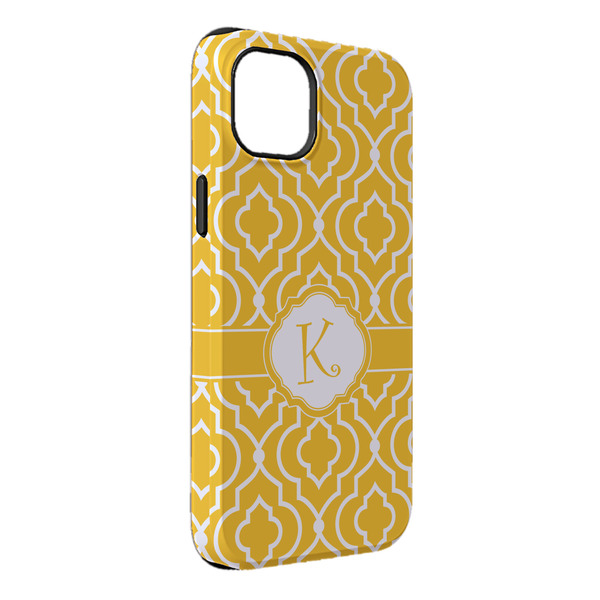 Custom Trellis iPhone Case - Rubber Lined - iPhone 14 Plus (Personalized)