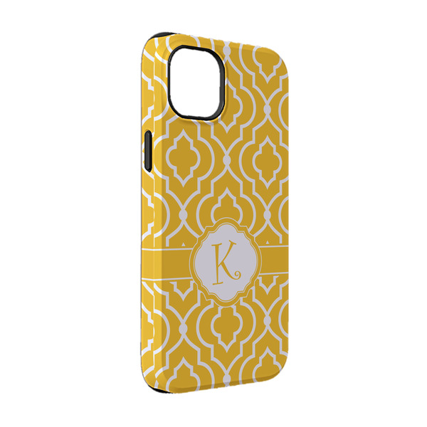 Custom Trellis iPhone Case - Rubber Lined - iPhone 14 Pro (Personalized)