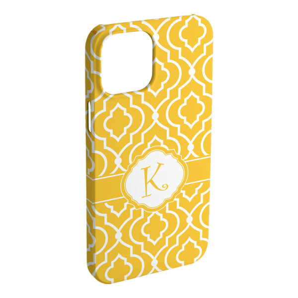 Custom Trellis iPhone Case - Plastic - iPhone 15 Plus (Personalized)