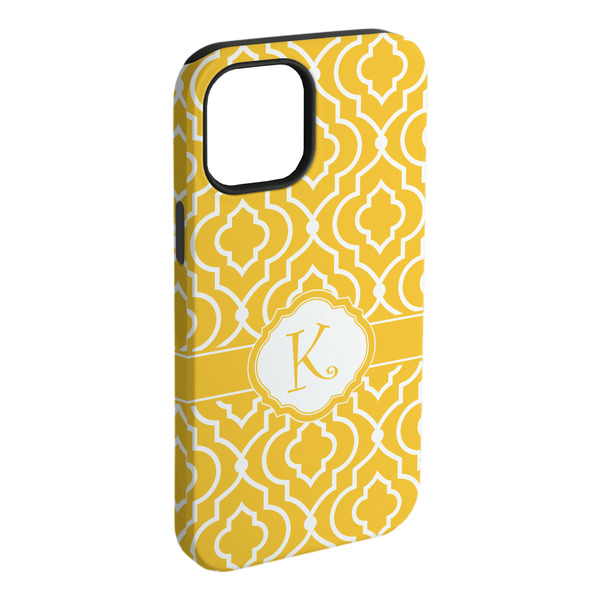 Custom Trellis iPhone Case - Rubber Lined - iPhone 15 Plus (Personalized)