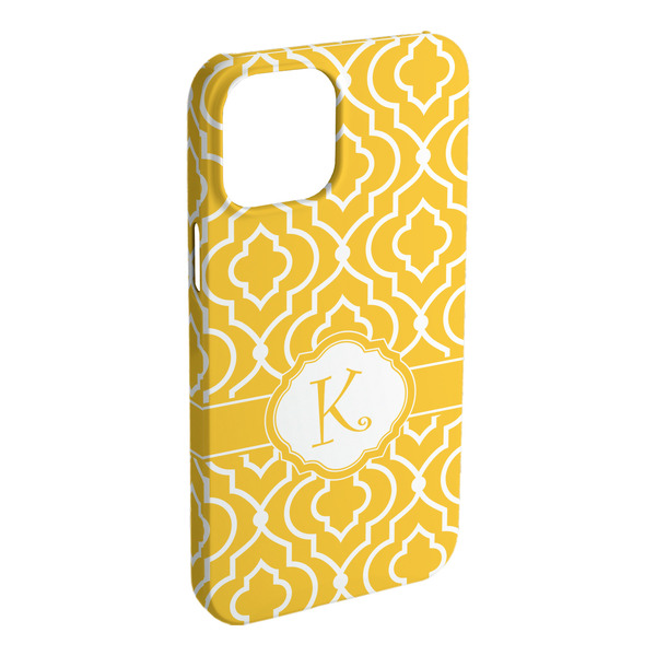Custom Trellis iPhone Case - Plastic - iPhone 15 Pro Max (Personalized)