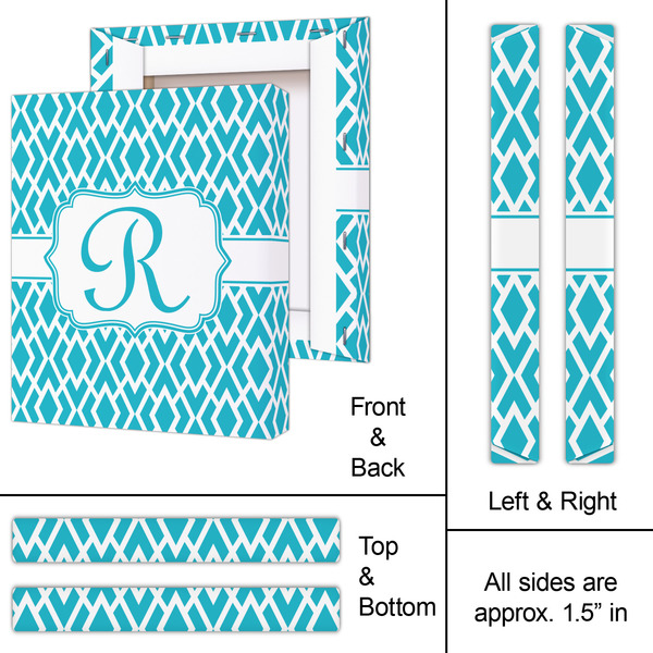 Geometric Diamond 11x14 - Canvas Print - Approval