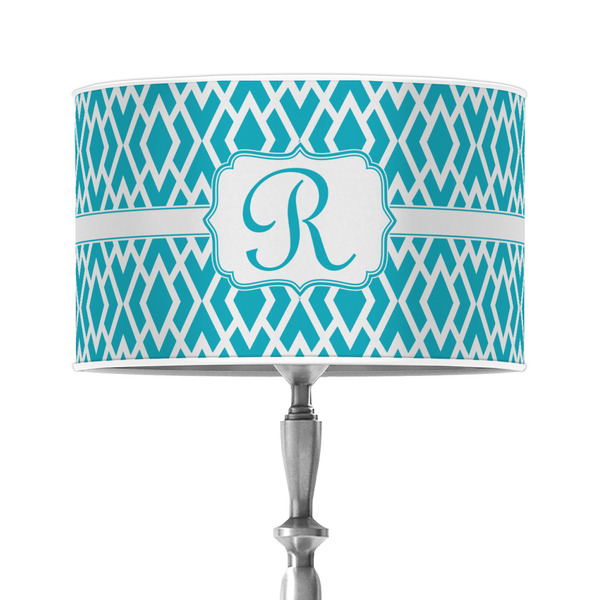 Custom Geometric Diamond 12" Drum Lamp Shade - Poly-film (Personalized)